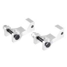 Motorcycle Rider Front Foot Pegs Lowering Kit for 350 660R Silver