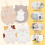 Hanging Hand Towel Cute Kitten Absorbent Household Kitchen Rag Quick-Drying Children'S 6