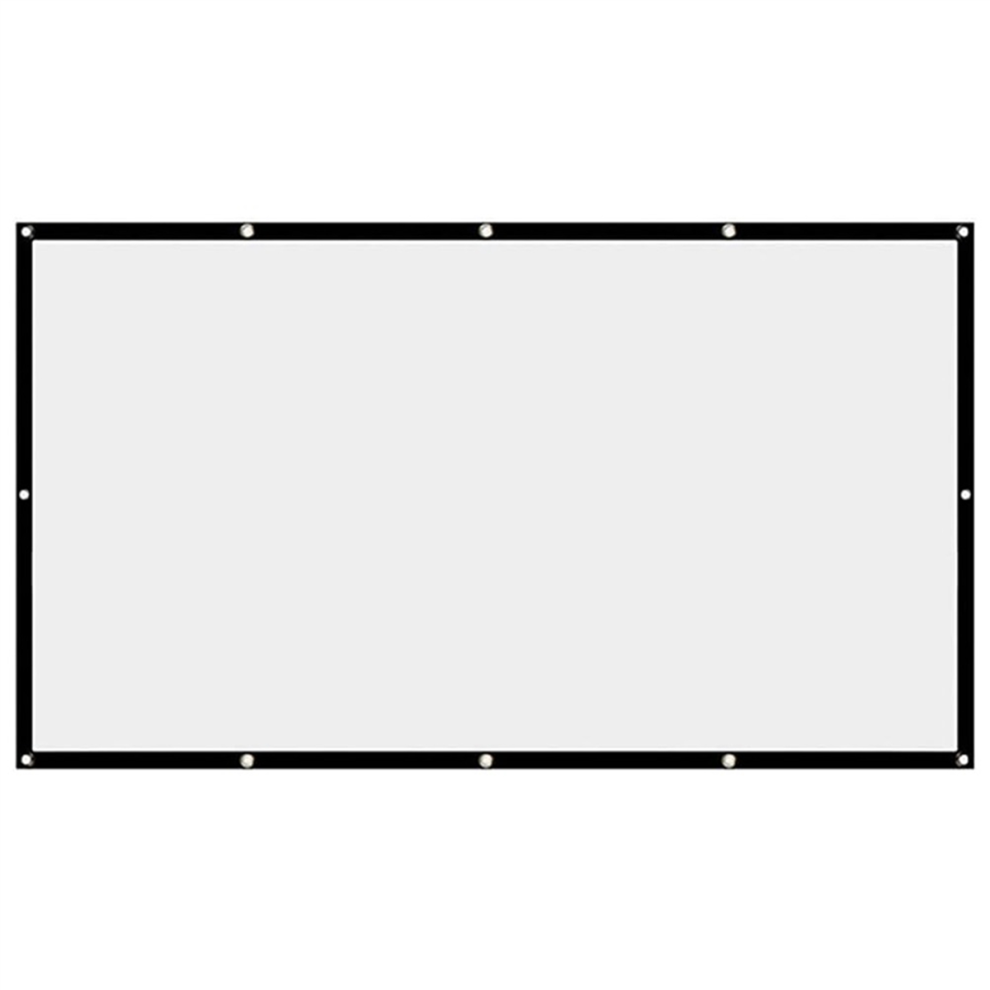 Projector Screen Movie 16:9 Portable Foldable Washable For Theater Home 150 Inch 4853150940674