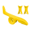 Violin Bow-Holding Device Hand Corrector Straight Bow-Carrying Correction Shape Yellow 1