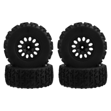 RC Wheels and Tires 4PCS 1/10 Scale Short Course Truck for -2WD Slash Arrma Senton