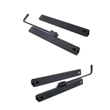 Single Lock Car Seat Slide Rail High Strength Adjustable Assembly Kit for Loader Forklift Tractor B