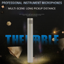 1 Pair C02 Pen-Shaped Condenser Microphone Shockproof Clip Piano Mic Pen Type Instrument B
