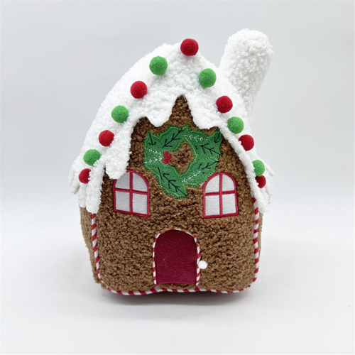 Gingerbread House Plush Throw Pillow Decoration Gift Office Home Decor 2