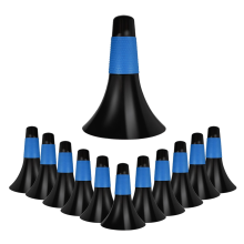 12 Pcs Sports Training Cones 9 Inch Agility Plastic Skating Marker for Kids Football Basketball Practice Blue