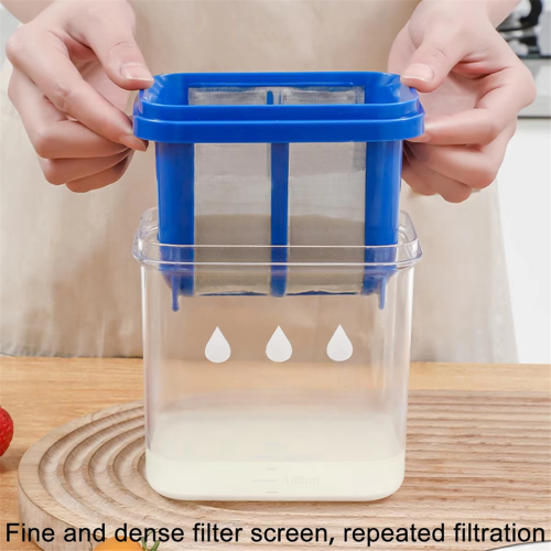 Yogurt Strainer Greek Trainer Fine Mesh Whey Separator Portable Parfait 2