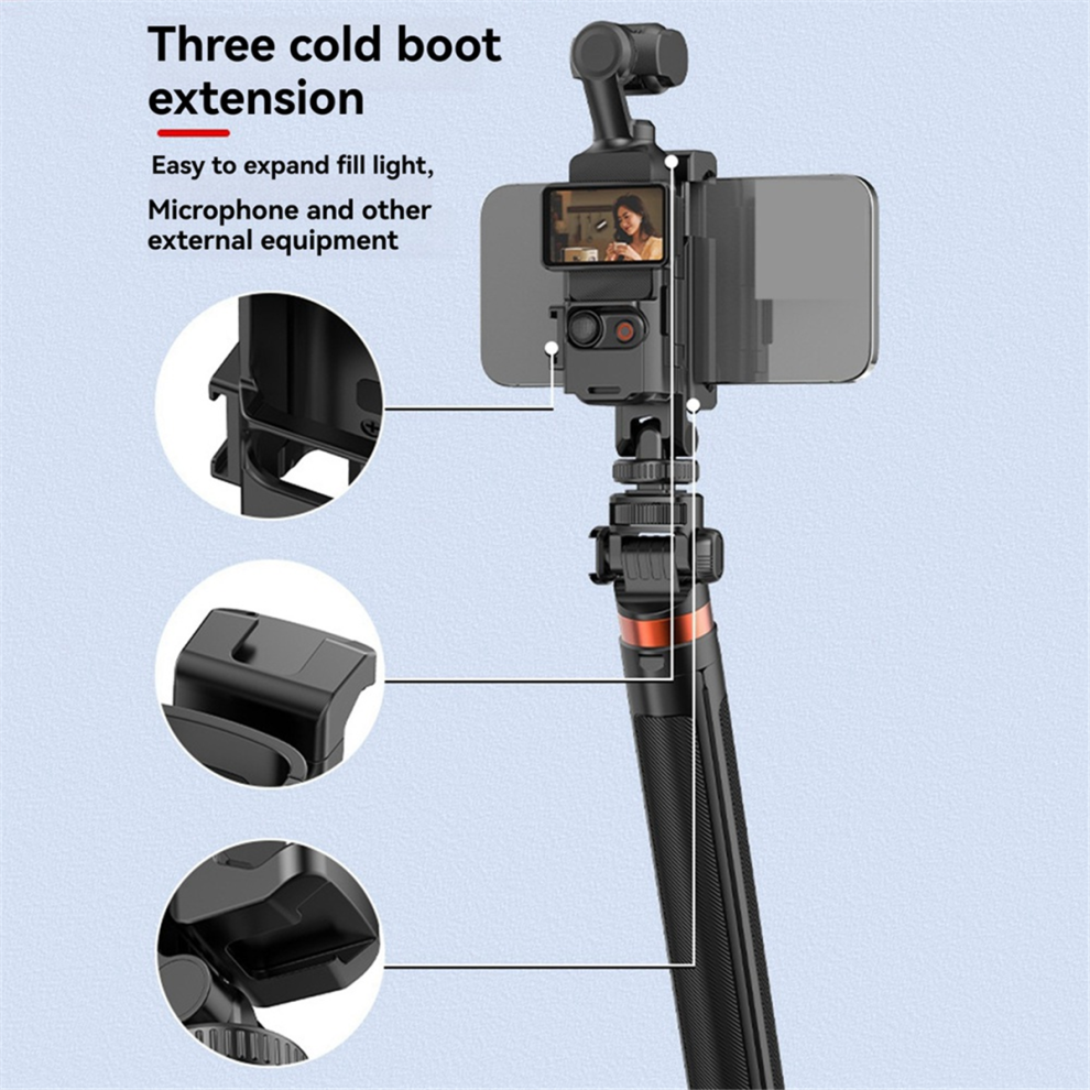 Expansion Bracket Adapter For 3 Phone Holder Protector Frame Teleprompter Photography Tripod 4853150950956