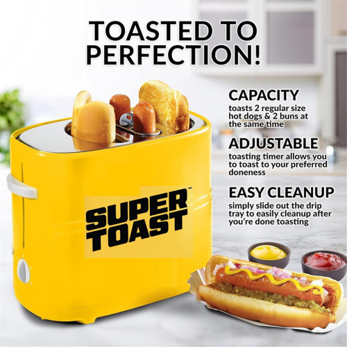 Hot Dog Machine Bread Sausage Breakfast Toaster Sandwich US Plug 2