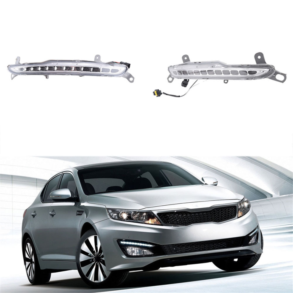 Car Front Bumper Led Fog Drl Daytime Running For K5 2010-2014 Right 922082T100 Light 4853150957825