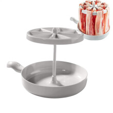 Microwave Bacon Cooker, Kitchen Microwaves Grill, Includes Silicone Brush  Clip