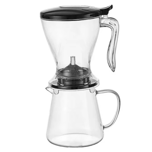 Large-Capacity Coffee Filter Cup with Lid - Hand Brew Drip & Tea Infuser, Espresso Pot, Ideal for Ice Drinks