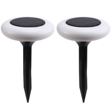 Solar Outdoor Lights Round Landscape Spotlights Garden Decorative Lawn