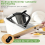 Sliding Mat for Kitchen Appliances - Coffee Machine Base, Rolling Tea Table Tray,Sliding Pad 6