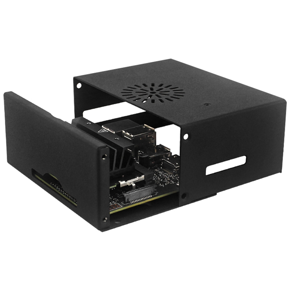 For Nano 2Gb Metal Case Mini Pc Chassis With Camera Holder Holes 77 Black 4853150962560