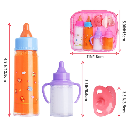 My Doll Feeding Set 6 Piece for Toy Stroller with 2 Pacifier 2