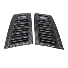 Car Engine Hood Air Outlet Vent Cover Carbon Fiber Trim for Focus MK2 Accessories