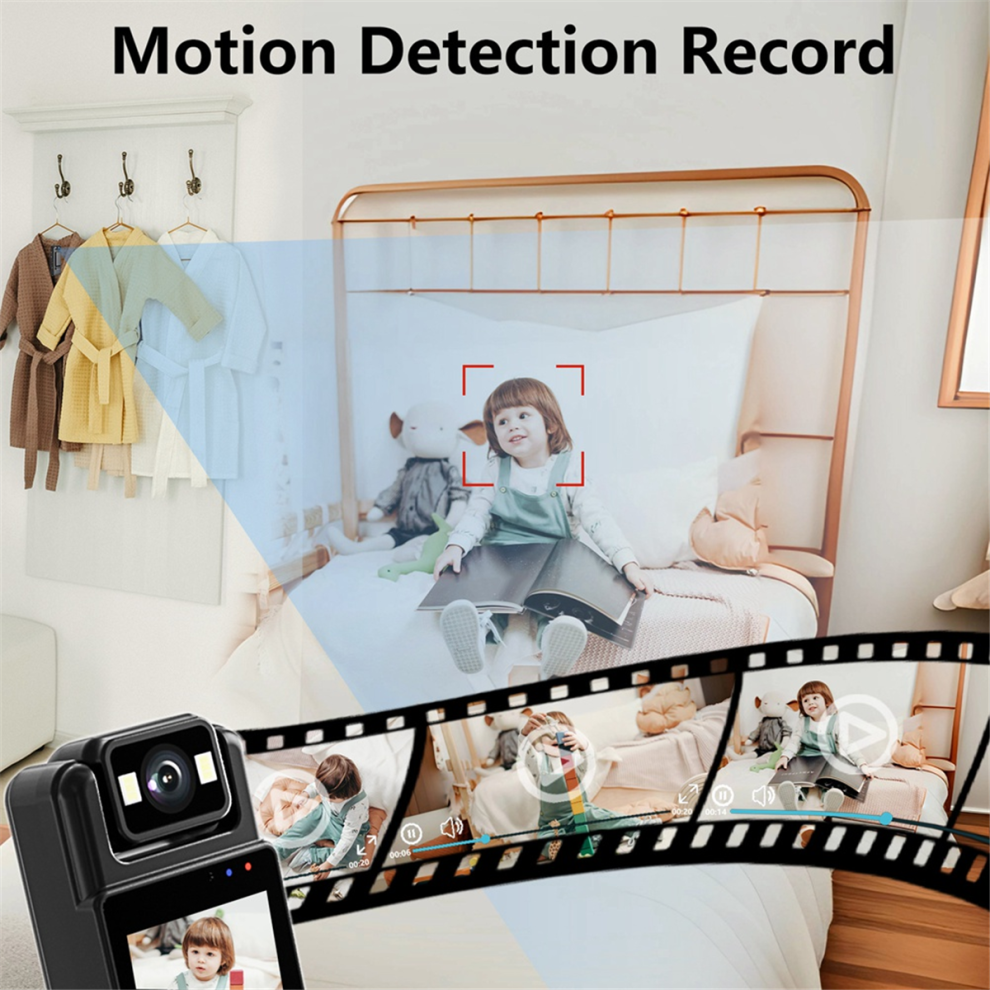 L12 Wifi Mini Camera 1080P Portable Digital Video Recorder Small Body Cam 180 Rotation Outdoor Sports Miniature Camcorde 4853150971616