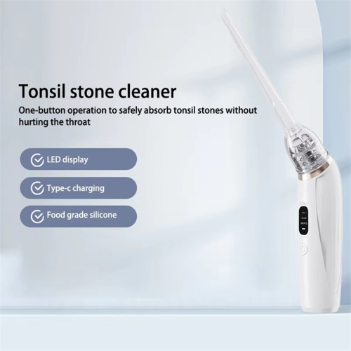 Electric Tonsil Stone Remover Removal Kit Vacuum with Irrigation Instant Suction 2
