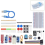 For R3 Development Board 400 Hole Kit Switch Breadboard Sensor Obstacle Avoidance Module LED Lights Loose Parts,A 6