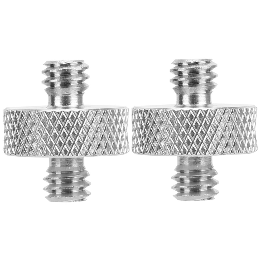 Durable 2Pcs 1/4In Male Double-Sided Screw Adapter For Photography Gear 7891333422798