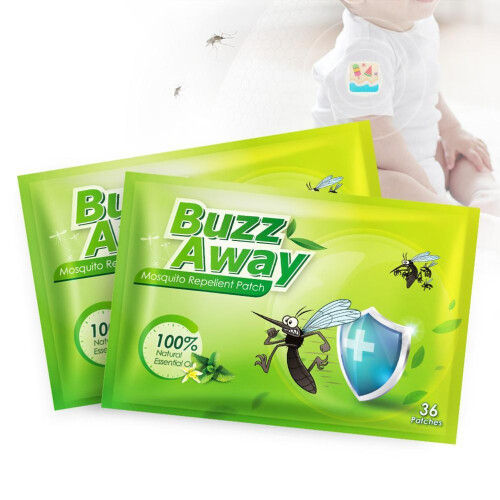 Mosquito Repellent Stickers - 36 Pcs with Natural Essential Extracts 2