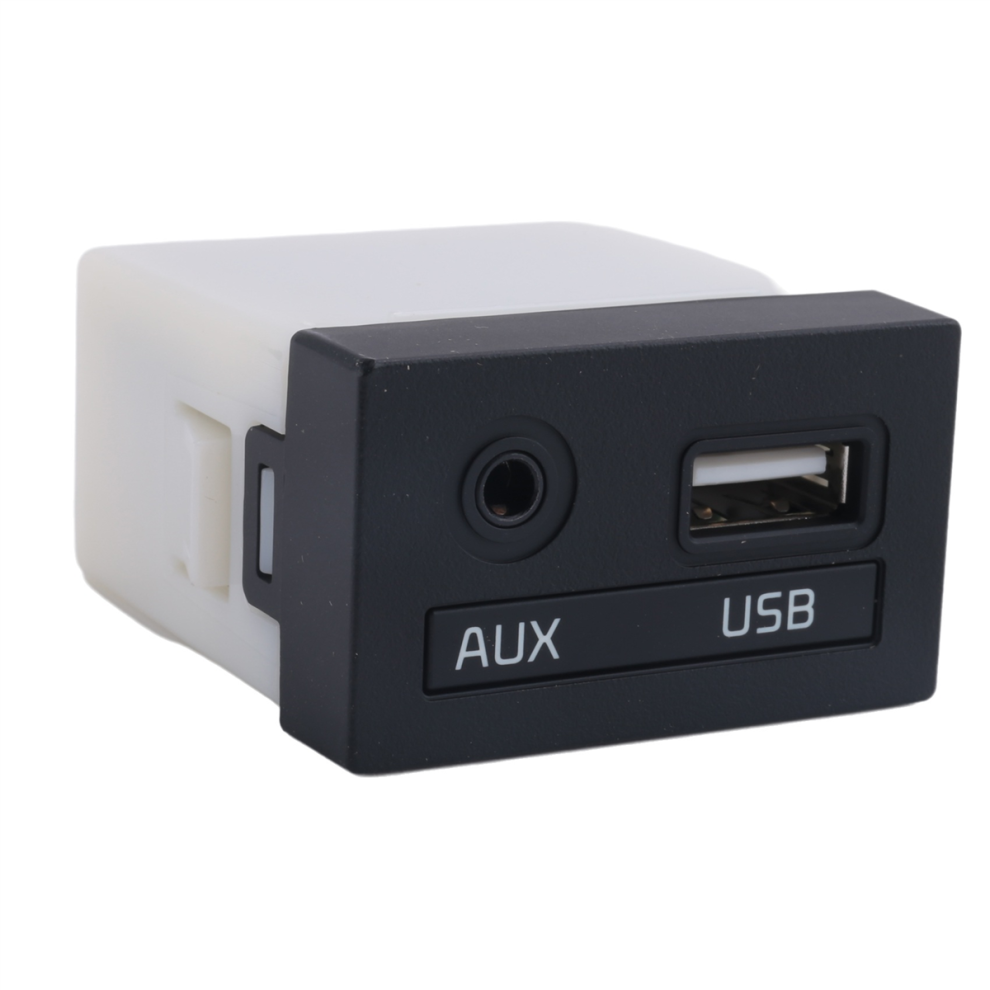 961203X000 Car 16 Pins Audio Interface Usb Reader Aux For Adapter 2011-2013 96120-3X000 Black 4853150983558