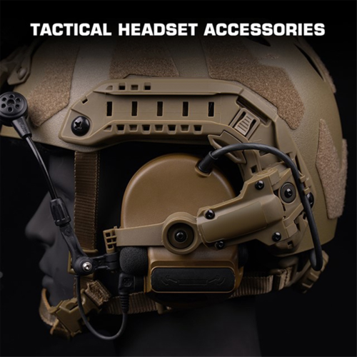 Helmet Rail Adapter for COMTAC3 Accessories Headset Mount Fit Ops Core ARC MLOK Rail-Green 2