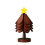 Kitchen Insulation Mat Christmas Tree Shaped Solid Wood Dining Table Anti Scalding Coasters Pot Home Decoration B 2