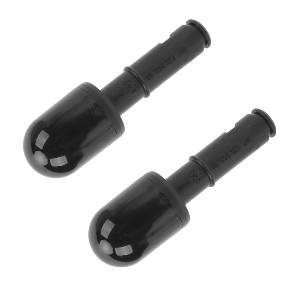 2Pcs Headlight Washer Nozzle Jet For 911 99762826300 Black 4853150989031