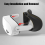 Face Interface Bracket for Meta 3S Cover VR Headset PU Leather Pad Mask Accessories 6
