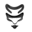 Face Interface Bracket for Meta 3S Cover VR Headset PU Leather Pad Mask Accessories 1