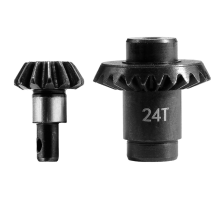 RC Car Upgrade Steel Alloy Overdrive Helical Axle Gear Set Kit for 1/24 Crawler FMS FCX24 Parts A