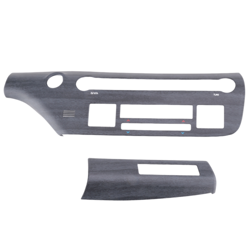Car Central Control Trim Panel Frame for 2024+ Multi-Function Button Wood Grain 2