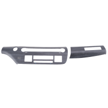 Car Central Control Trim Panel Frame for 2024+ Multi-Function Button Wood Grain