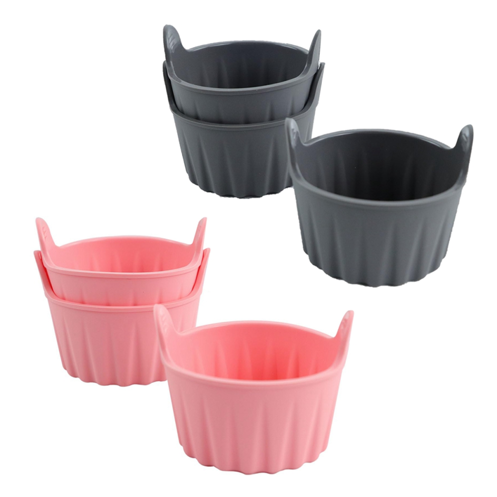 6Pcs Silicone Air Fryer Egg Mold Reusable Nonstick Bite Muffin Liner Poached Cups For Microwave 4853150999443