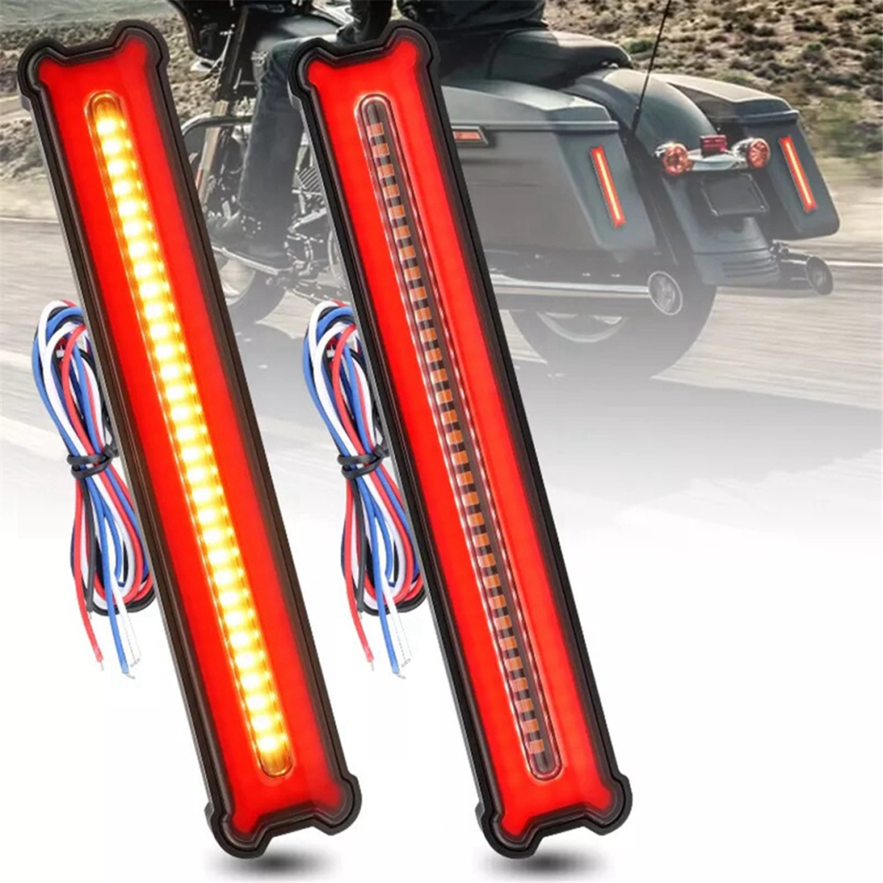 Rectangular Led Tail Bar Brake Indicator Rear Bumper Flowing Turn Signal Lamp Drl For Pickup Truck Semi Trailer Rv Light 4853150998385