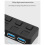 4-Port Button USB3.0 HUB Switch USB Splitter1 to 4 Hub Type-C Extender for Laptop Computer Accessoriess,A 8