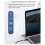4-Port Button USB3.0 HUB Switch USB Splitter1 to 4 Hub Type-C Extender for Laptop Computer Accessoriess,A 6