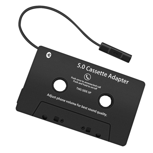 Universal Cassette Bluetooth 5.0 Adapter Converter Wireless to Car Tape Auxiliary 1