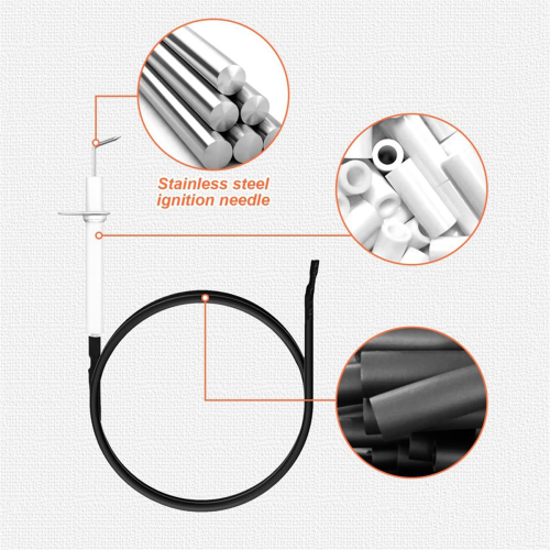 DHL-128-6Q Grill Igniter Replacement Push Button Pulse for GR2210601-MM-00 6 Outlet Igniters Kit 2