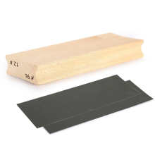 12 &16 Dual-Purpose Guitar Fretboard Radius Sanding Block, Fret Leveling Block + Paper