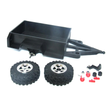 RC Crawler Trailer with Hitch for MN AUSTAR 1/18 Car Upgrade Parts