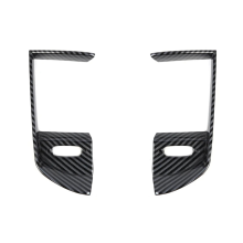Center Console Air Vent Outlet Decoration Cover Trim for Ram 2019-2024 Interior Accessories Carbon Fiber