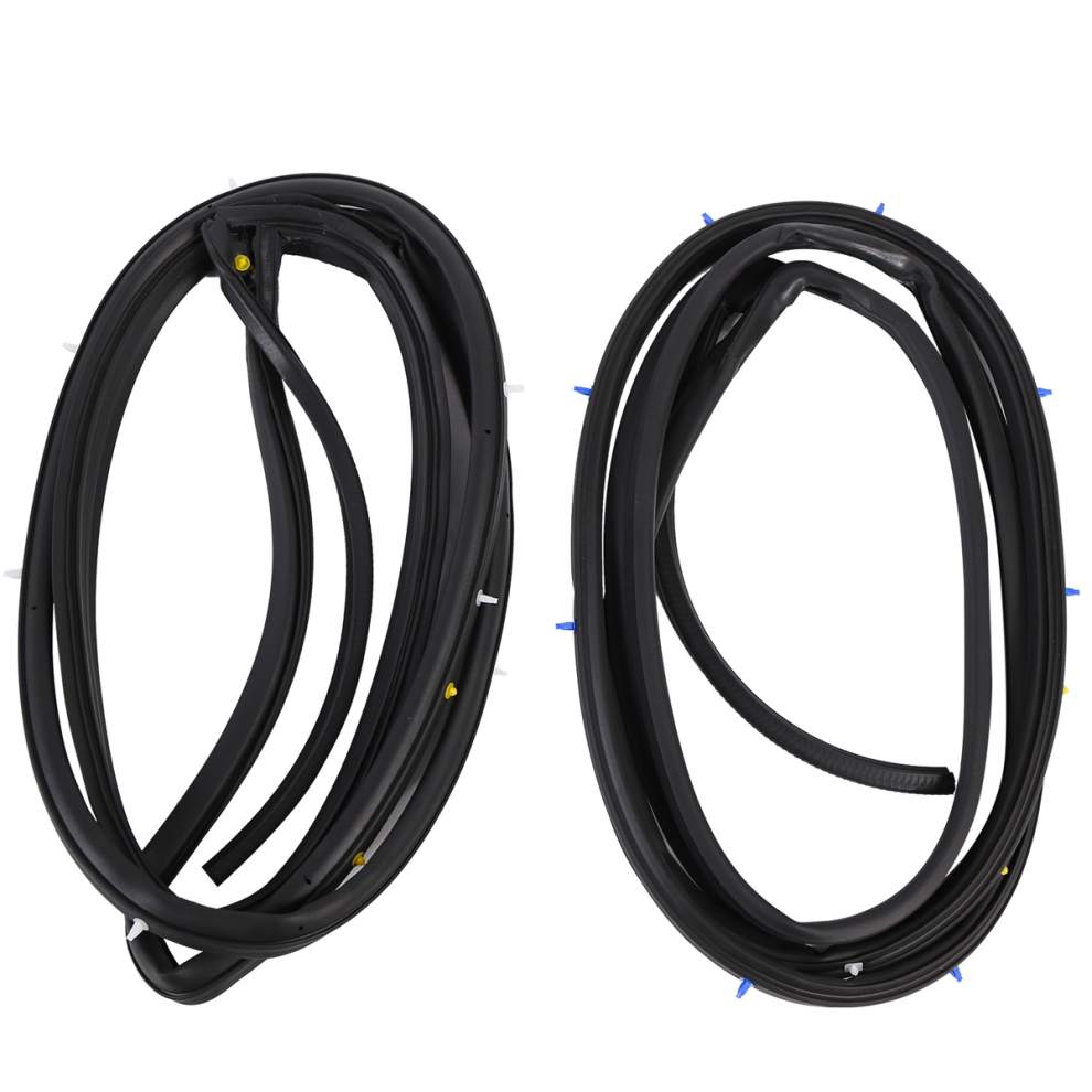 1Pair Rear Door Weatherstrip Waterproof Adhesive Strip 72850-A01 72810-A01 For 2006-2010 Saudism