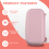 Pink Carrying Case Compatible with , Portable Bag for Switch Lite Storage 5
