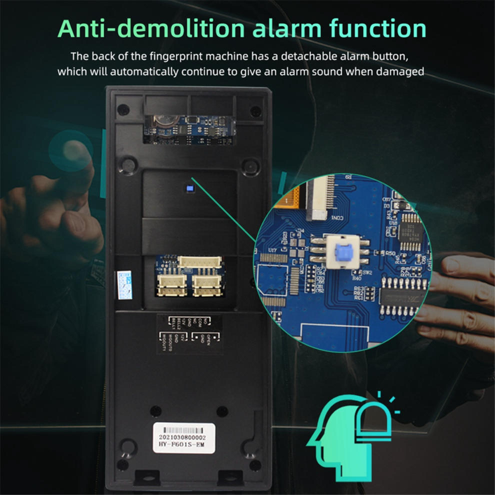 Fingerprint Time Attendance Machine Rfid 125Khz For Smart Door Access Control System Kit Standalone Keypad 1000 Users 4853150920775