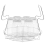 2Pcs 21.5-Quart Water Bath basket shelf 6