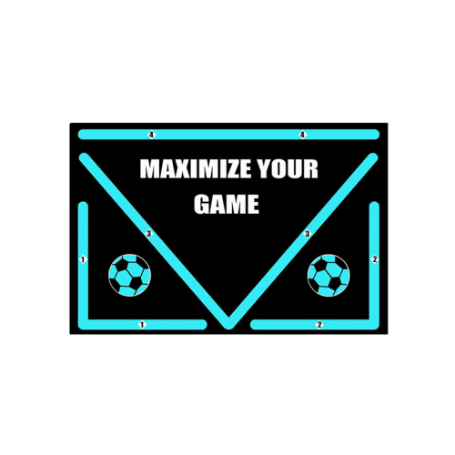Football Training Mat Silent Non-Slip Shock Absorption Footstep
