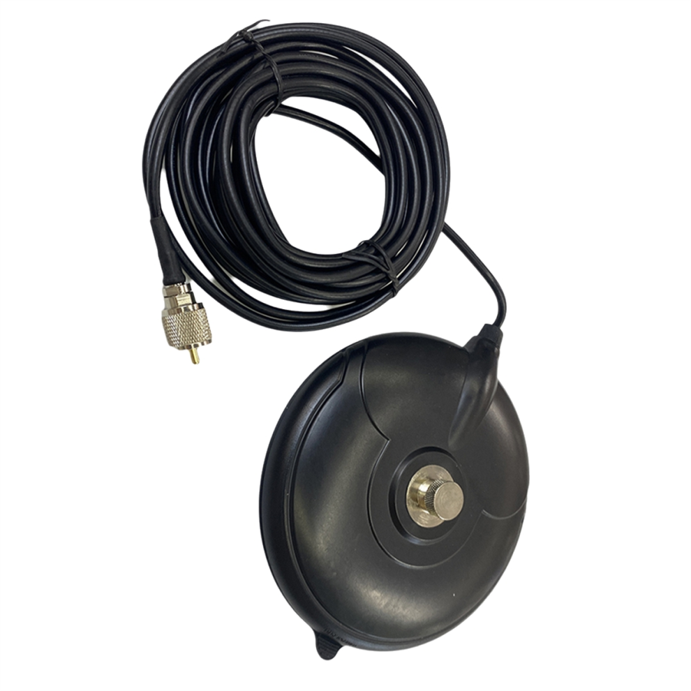 K702m Heavy Duty Magnet Car Antenna Mount Suction Cup Sucker Vacuum Thin Large Black 4853150929044