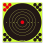 100pcs Fluorescent Green Target Stickers Bow and 1